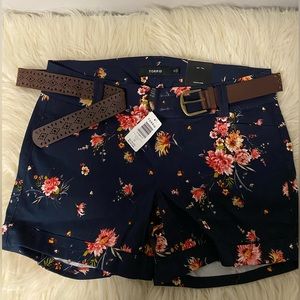 Torrid Navy Sateen Short